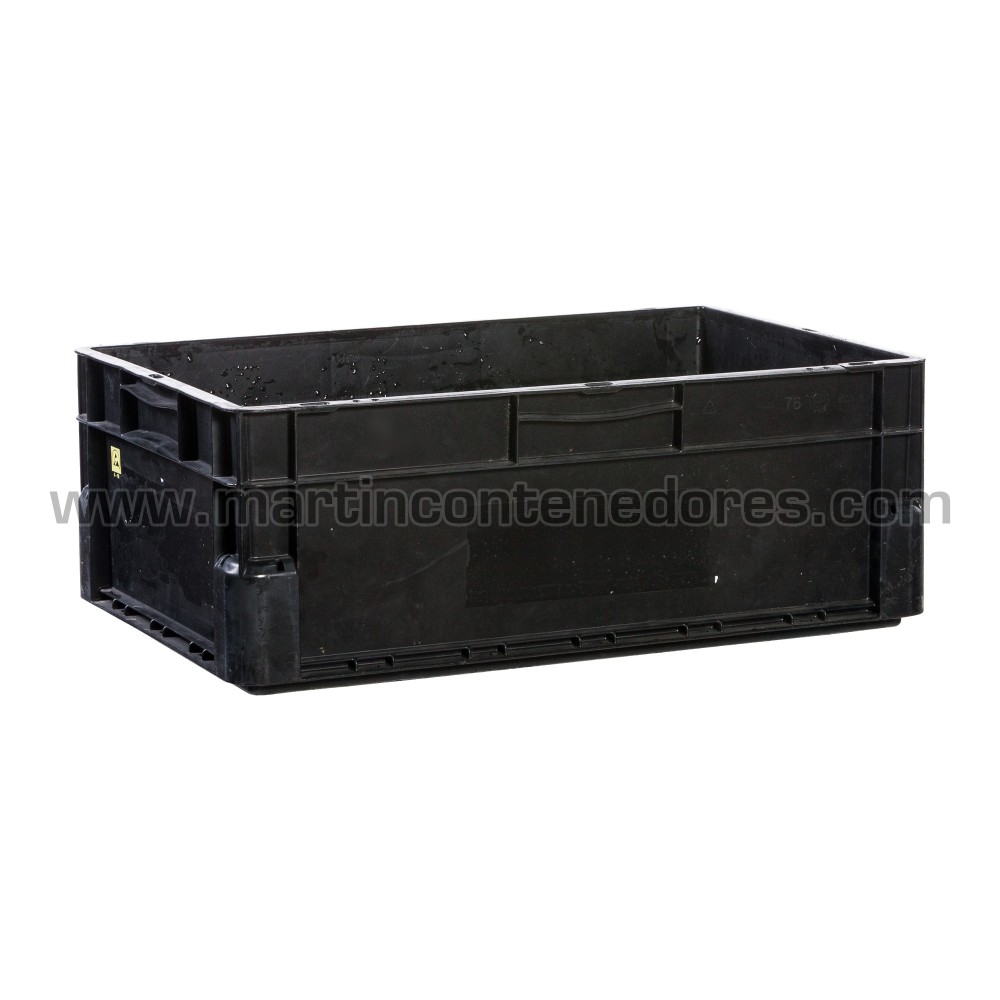 Caja plástica ESD 600x400x220/204 mm