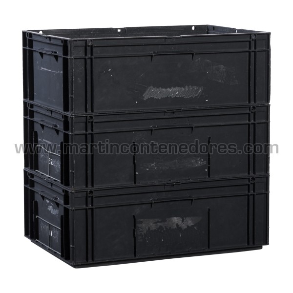 Caja plástica ESD 600x400x220/204 mm