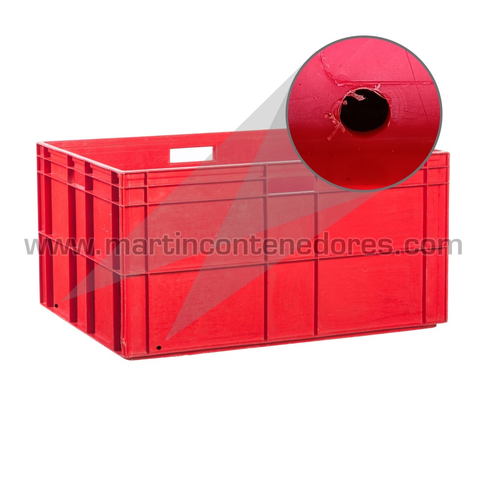 Caja plástica 800x600x412/382 mm