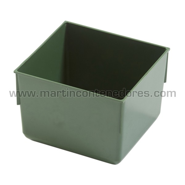 Nestable plastic bin for subdivision 111x103x82 mm