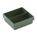 Plastic bin for subdivision 111x103x41 mm with 2 compartments