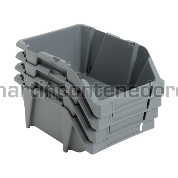 Storage bin plastic 300x200x130 mm