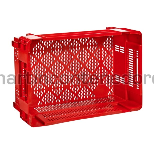 Plastic box perforated