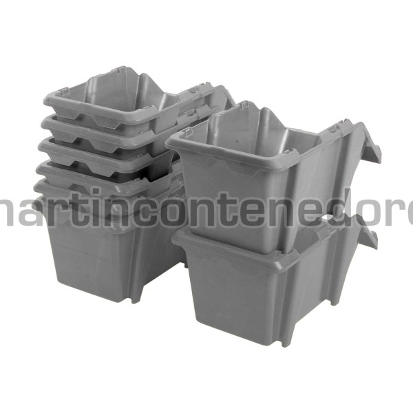 Storage bin plastic 243x160x121 mm