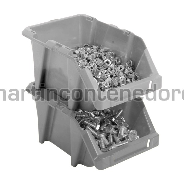 Storage bin plastic 243x160x121 mm