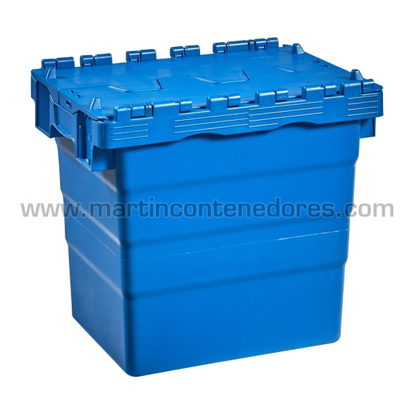 Box plastic nestable with lid