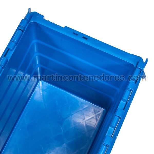 Box plastic nestable with lid