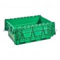 Caja plastica color verde nueva