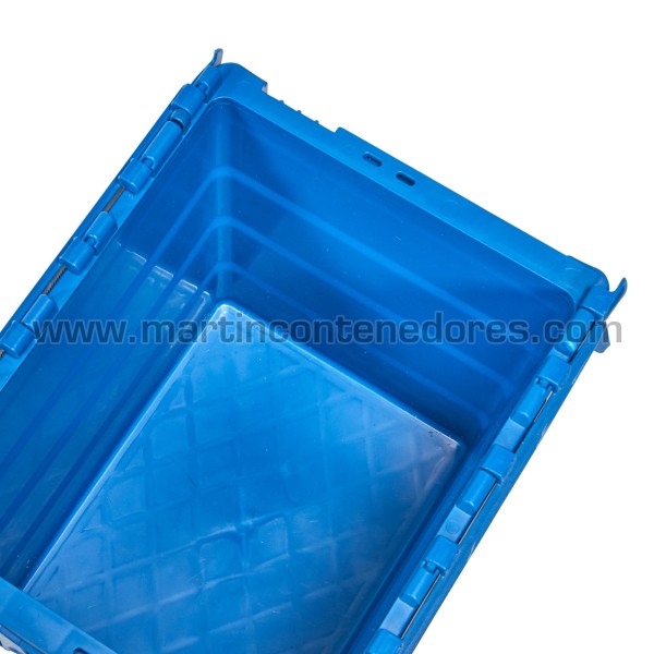 Box plastic nestable with lid