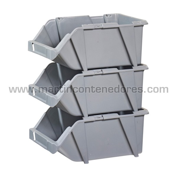 Storage bin plastic 300x200x130 mm