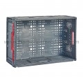 Caja plegable apilable