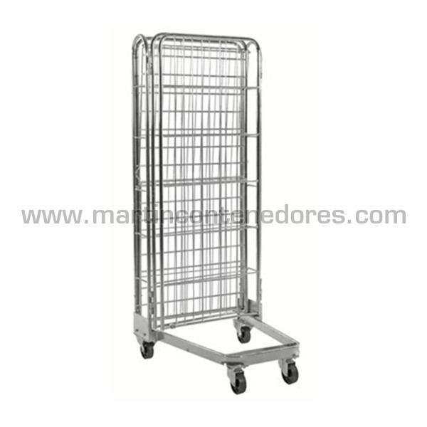 Roll container encajable con puerta 860x720x1740 mm