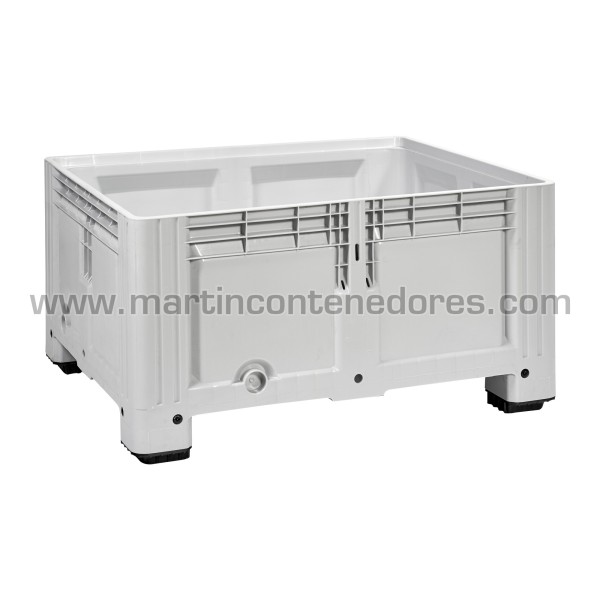 Contentor plástico 1200x1000x630/460 mm 4 pés