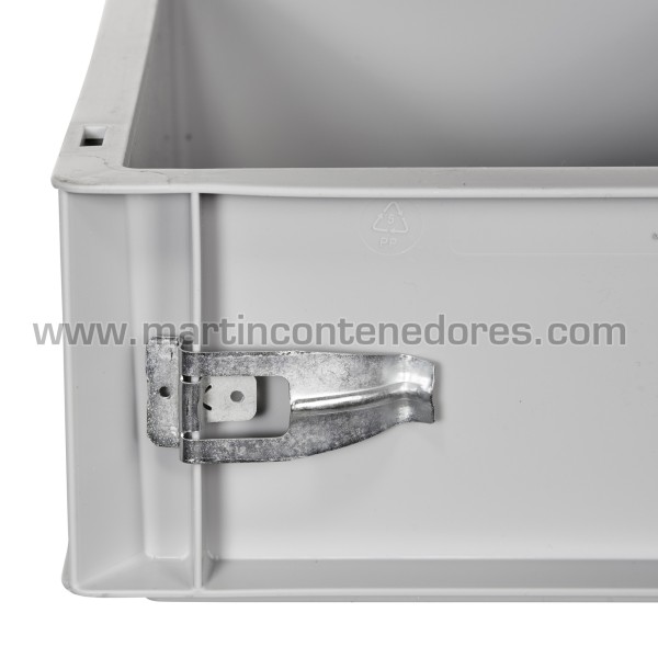 Clip metálico para caja Euro-norma 70x30 mm