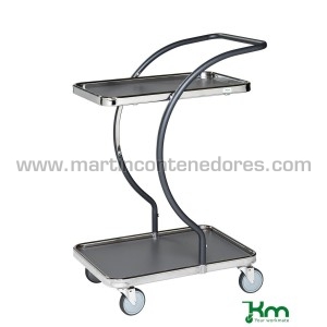 C-line table trolley with 2...