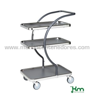 C-line table trolley with 3...