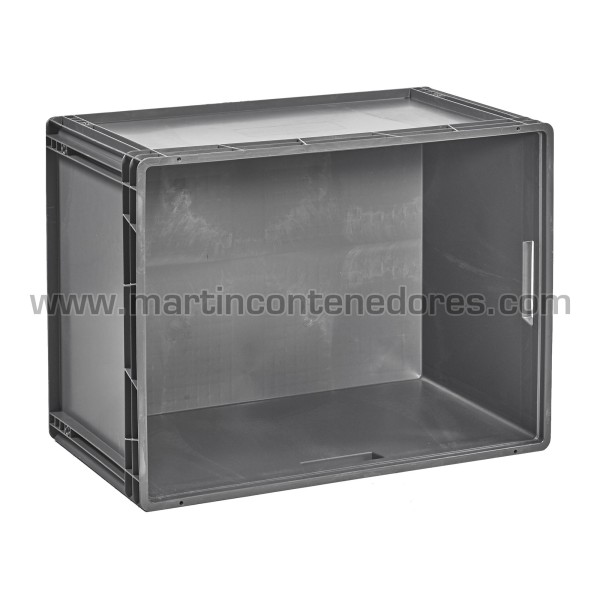 Plastic box 800x600x449/437 mm