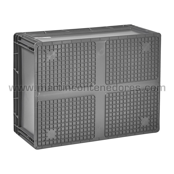 Caja plástica 800x600x340/327 mm