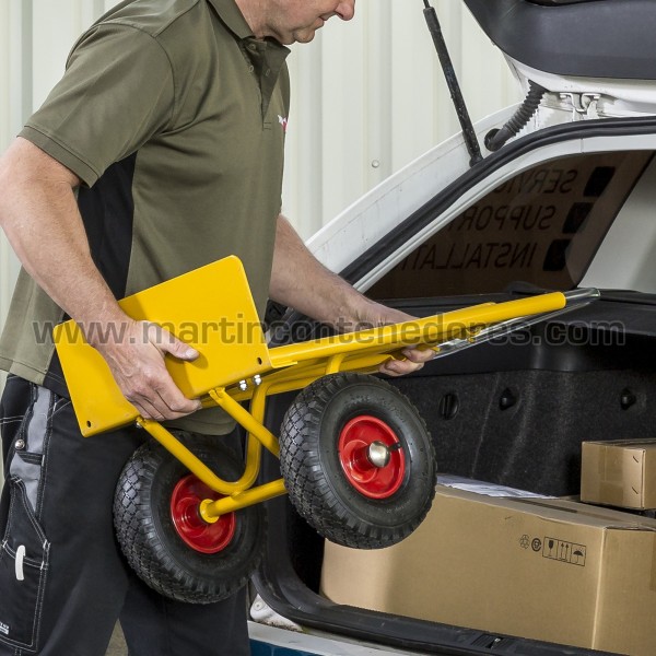 Carrinho de bagagens dobrável 150 kg