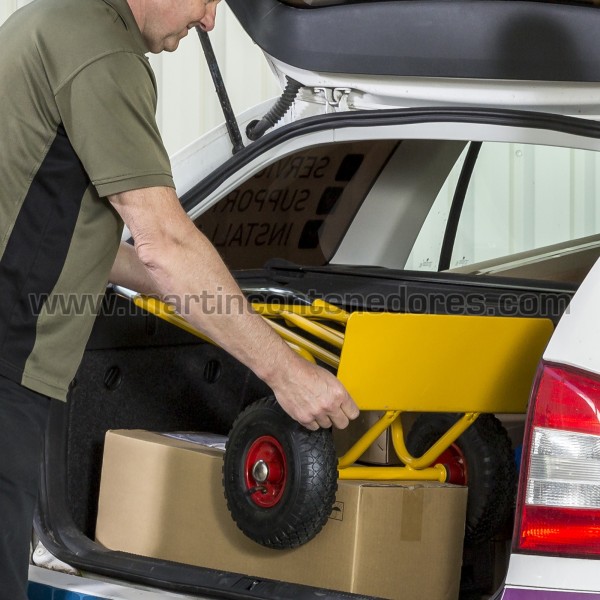 Carrinho de bagagens dobrável 150 kg