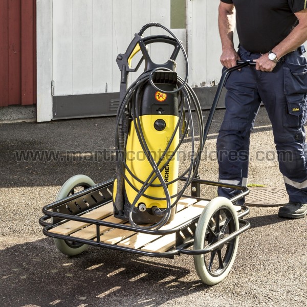 Carro de transporte con ruedas antipinchazos 150 kg