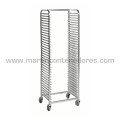 Carro bandejero con freno para 36 bandejas 540x440 mm