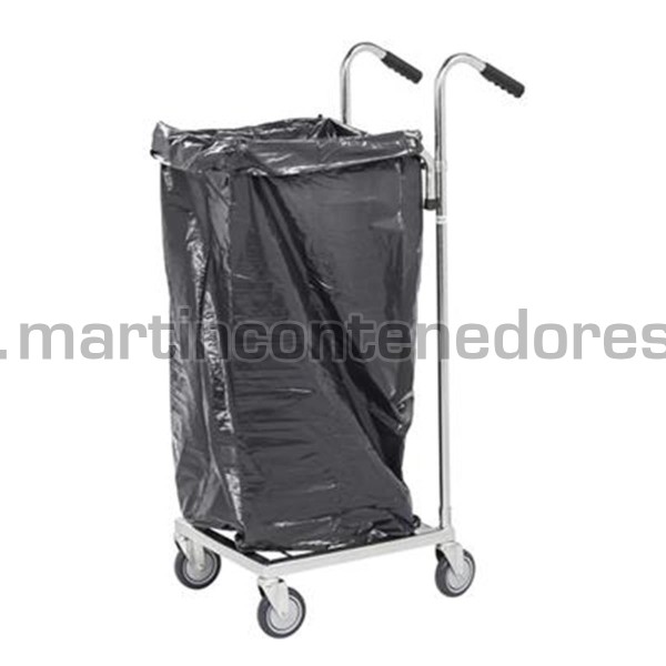 Carro porta sacos ergonómico ESD 660x385x1090 mm