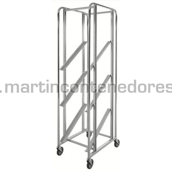 Carro porta cajas Norma Europa ESD 470x585x1880 mm