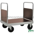 Platform trolley with 2 black front walls 1200x800x960 mm