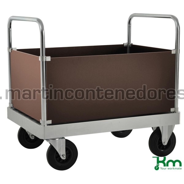 Carro de transporte con paneles altos 900x600x960 mm