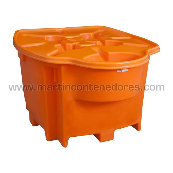 Retention basins for 1 IBC/GRG