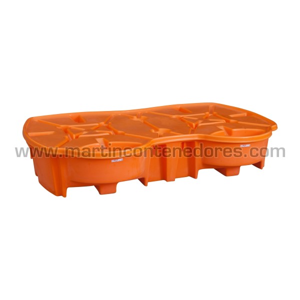 Retention basins for 2 IBC / GRG