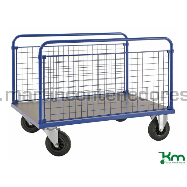 Platform trolley with 2 railings 1000x700x900 mm