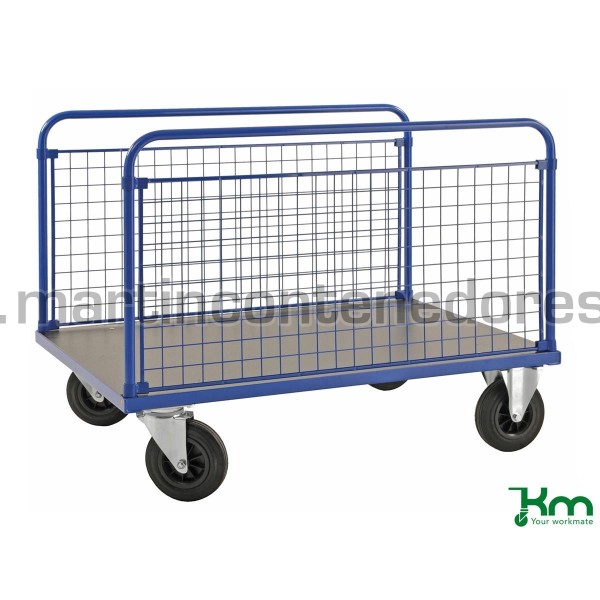 Platform trolley with 2 railings 1200x800x900 mm