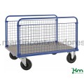 Platform trolley with 2 railings 1200x800x900 mm