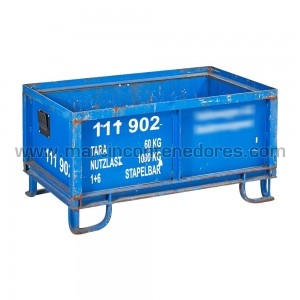 Steel box 1000x600x517/325 mm