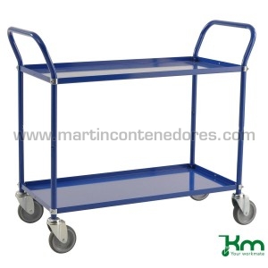 Service trolley blue with 2...