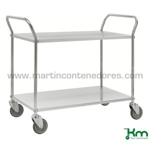 Galvanized service trolley...