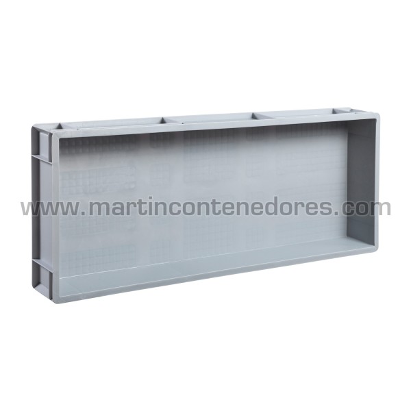 Caja plástica 1000x400x120/97 mm