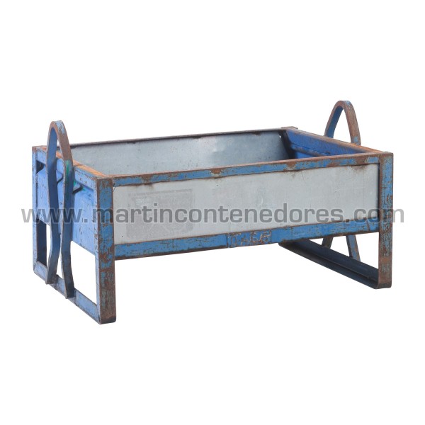 Contenedor chapa lazo 1000x800x450 mm