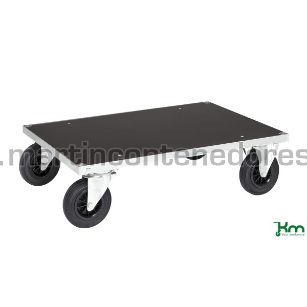 Galvanized platform trolley with break 1000x700x260 mm