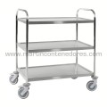 C3 stainless steel trolley with 3 shelves 910x590x940 mm