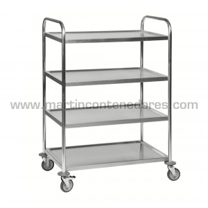 Stainless steel trolley...