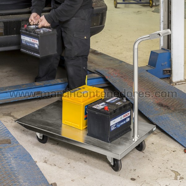 Cargo trolley with handle 800x500x900 mm