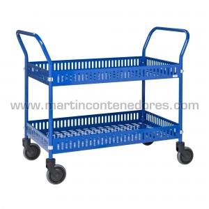 Service trolley blue with 2...