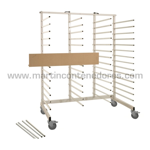 Drying trolley 1520x860x1960 mm