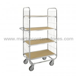 Trolley with 4 adjustable...