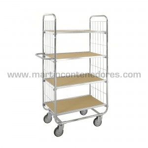 Trolley with 4 adjustable...