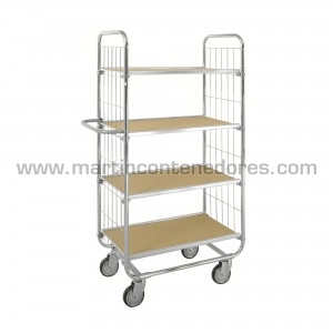 Trolley with 4 adjustable...