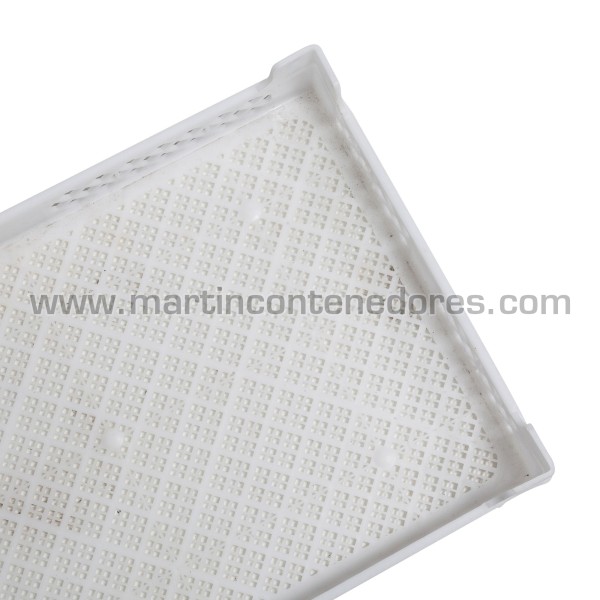 Perforated plastic box 600x400x92/90 mm